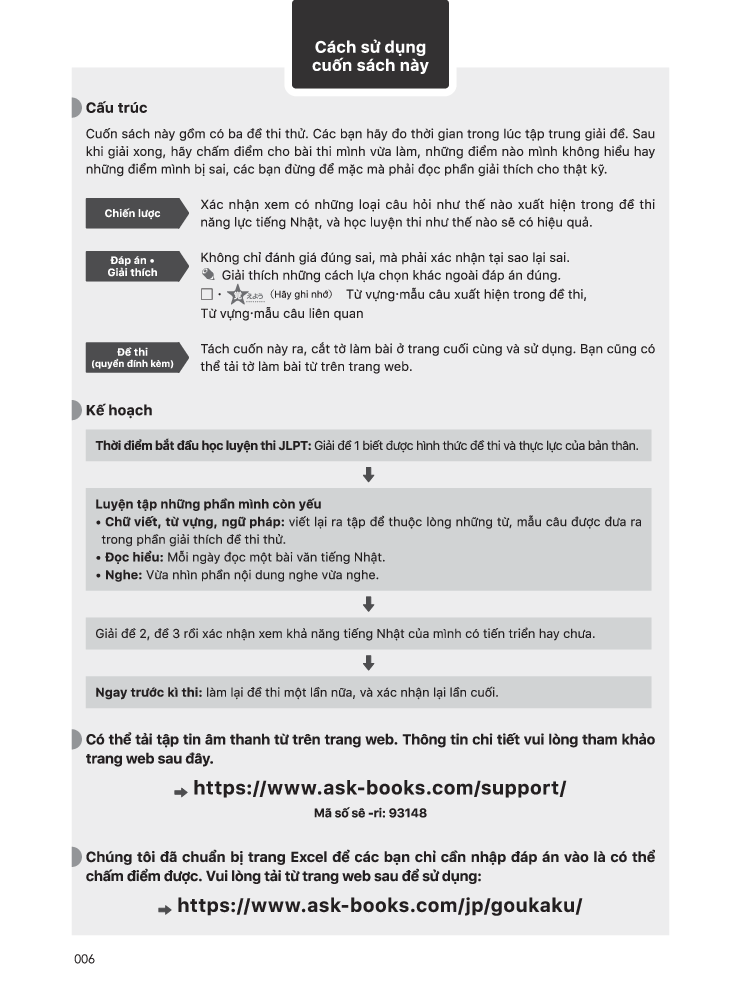 Kỳ Thi Năng Lực Nhật Ngữ N3 - Bộ Đề Luyện Thi - 3 Bộ Đề