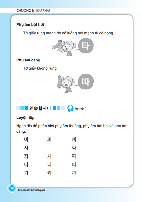 Tiếng Hàn Cơ Bản Dành Cho Người Mới Bắt Đầu