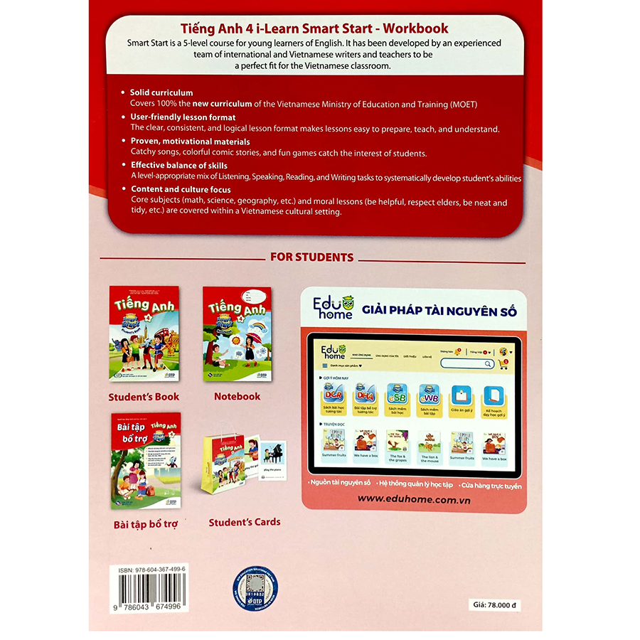 Tiếng Anh Lớp 4 I-Learn Smart Start Workbook