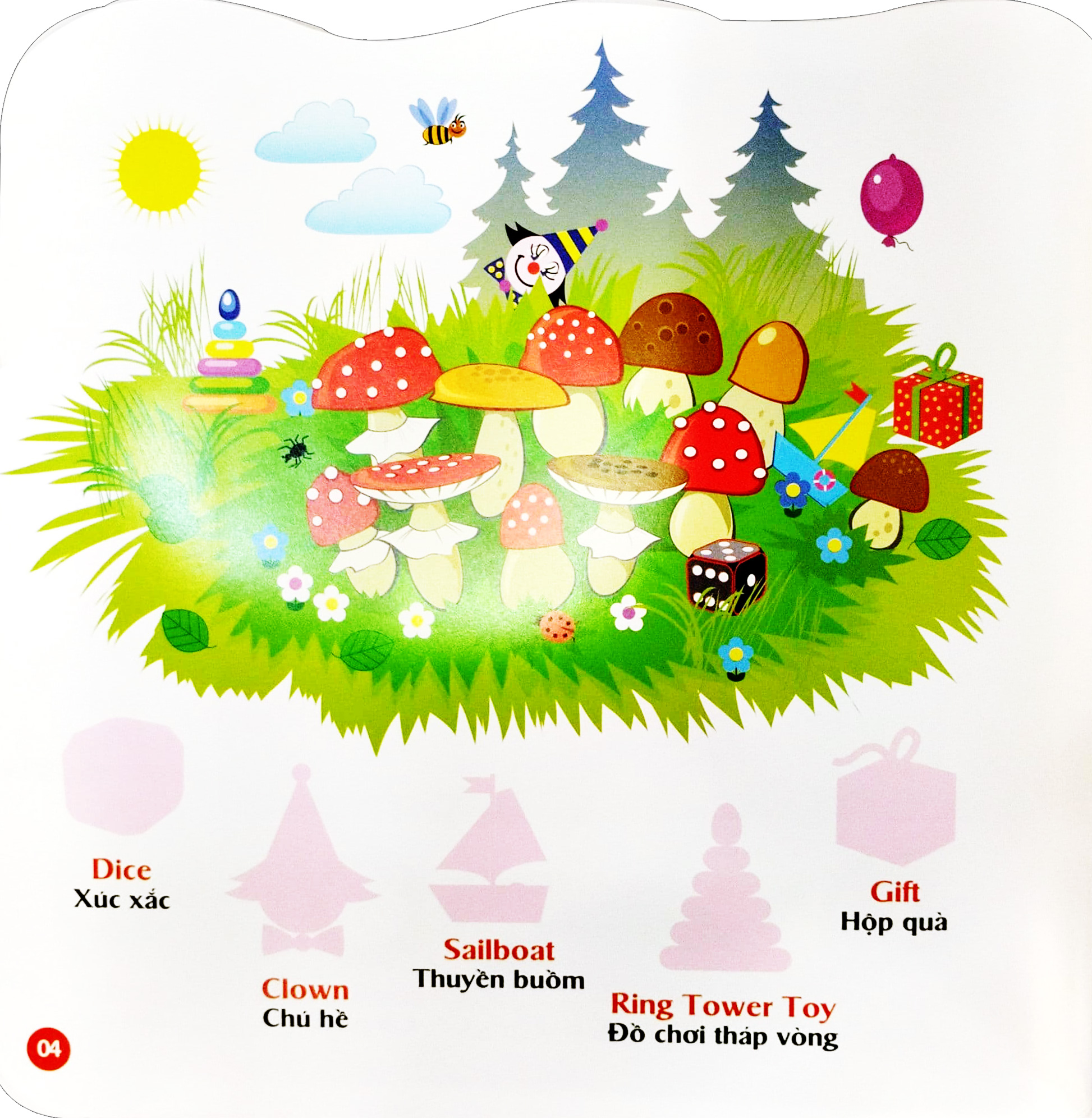 Sticker - Bóc Dán Hình Thông Minh Song Ngữ Anh-Việt Tập 1