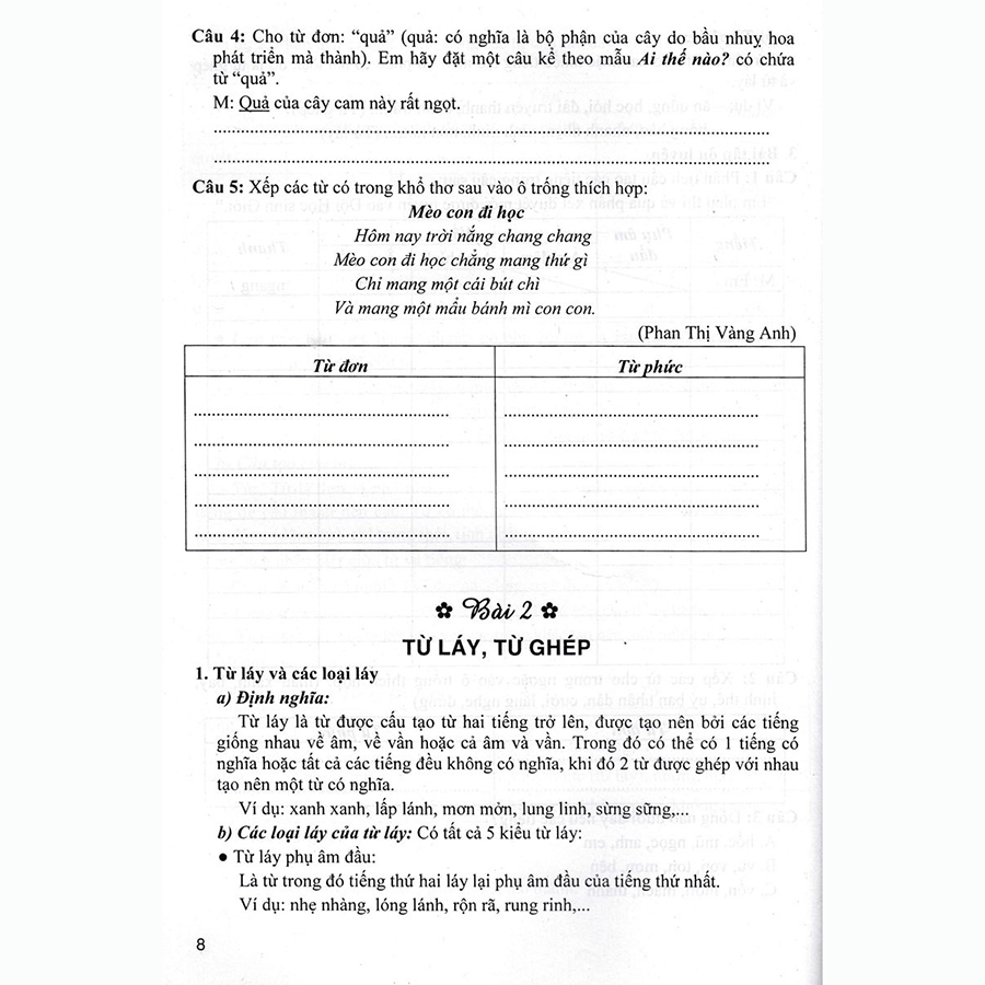 Giúp Em Học Giỏi Từ Và Câu Tiếng Việt Lớp 4 (Chương Trình Mới)