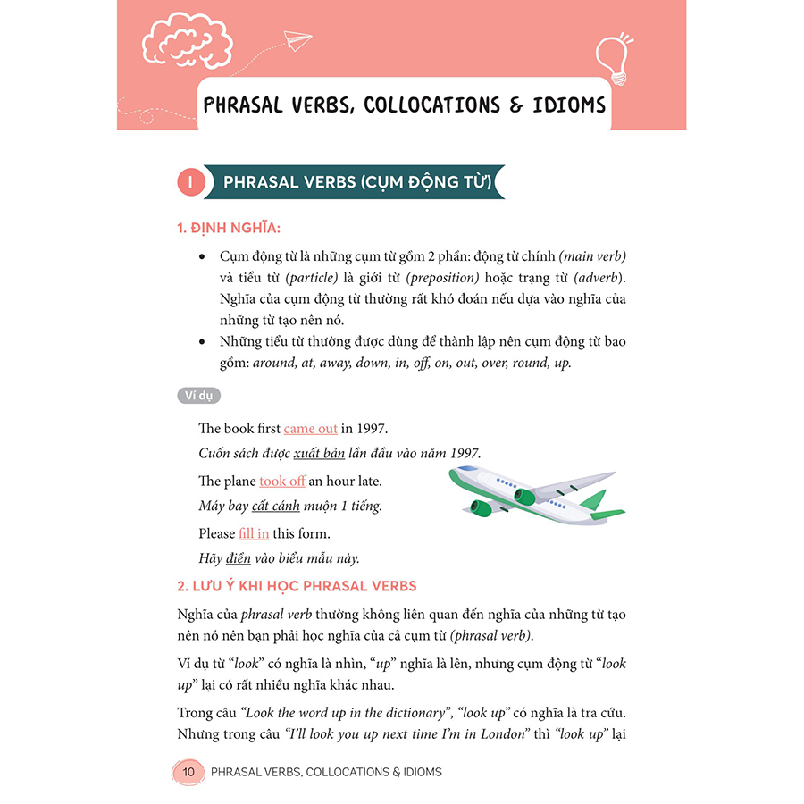 Mind Map English Phrasal Verbs, Collocations And Idioms - Cụm Động Từ, Cụm Từ Và Thành Ngữ Tiếng Anh Qua Sơ Đồ Tư Duy