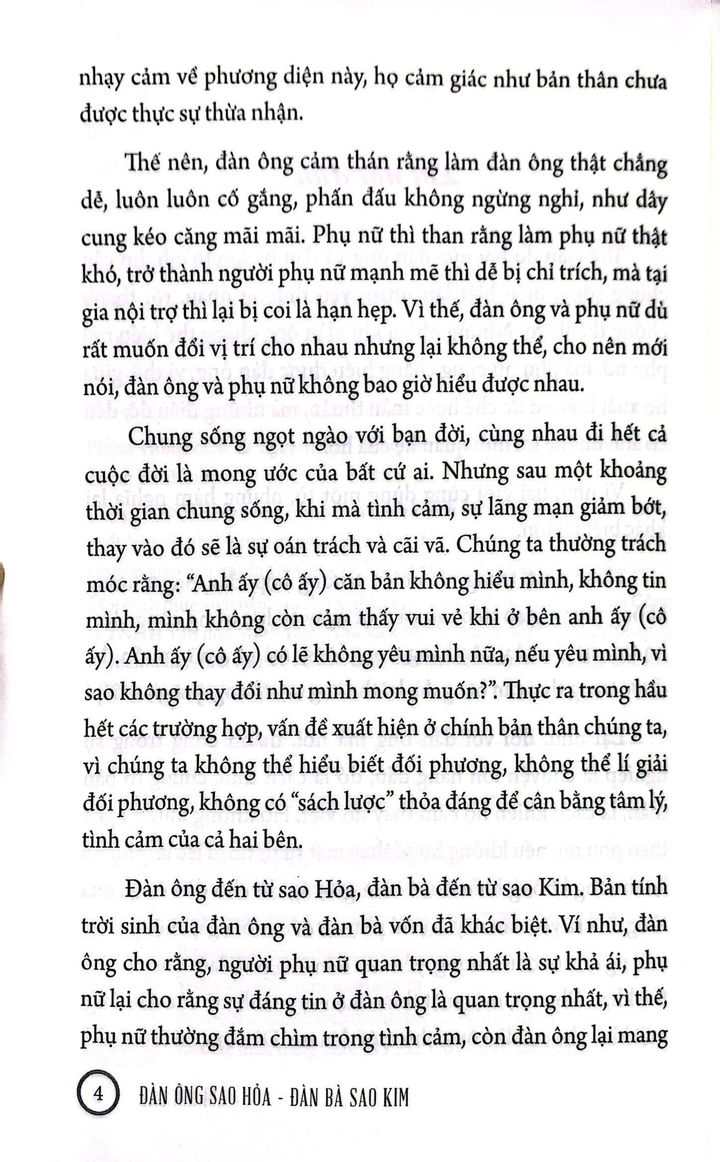 Đàn Ông Sao Hỏa Đàn Bà Sao Kim