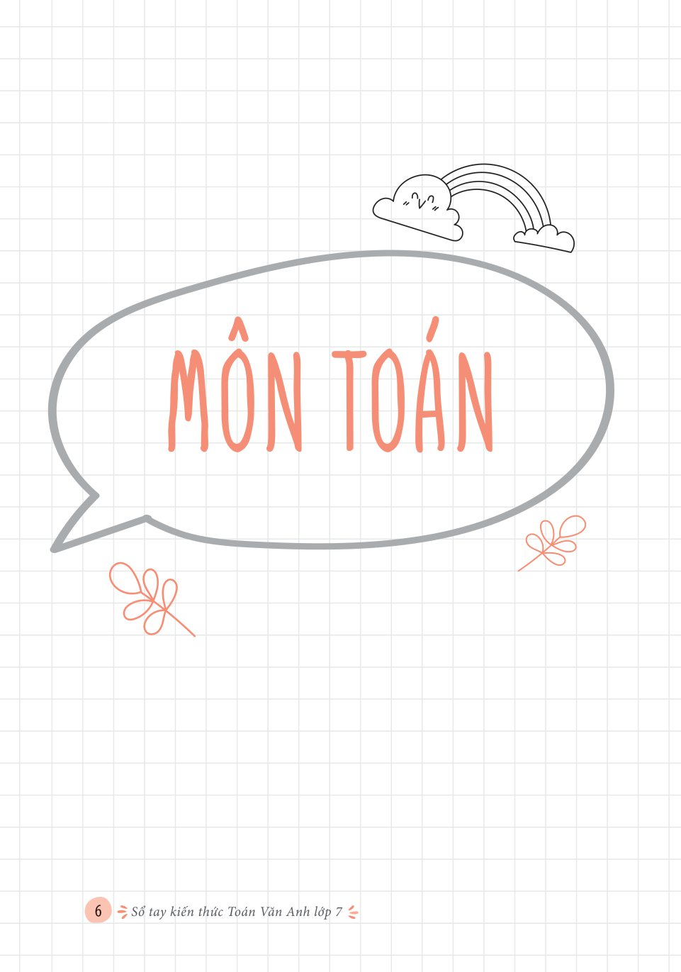 Sổ Tay Kiến Thức Toán - Văn - Anh Lớp 7