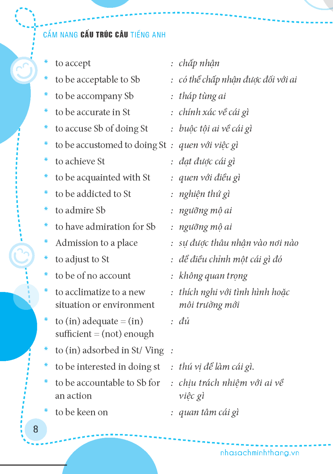 Cẩm Nang Cấu Trúc Câu Tiếng Anh - The Langmaster