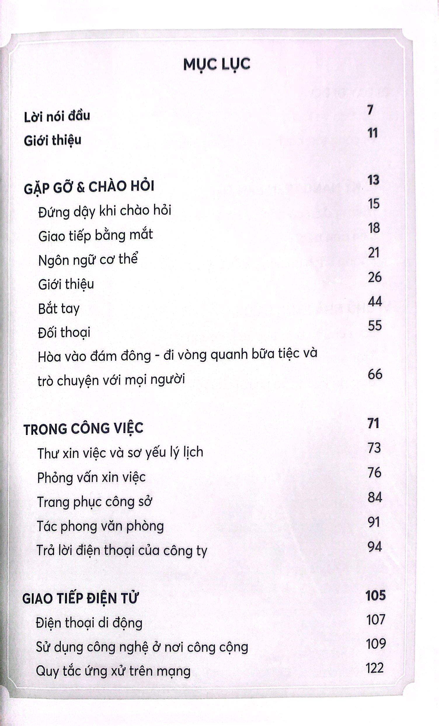 Phong Cách Ứng Xử Hiện Đại
