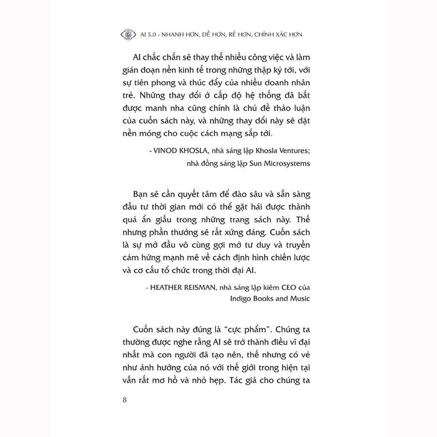 AI 5.0 Nhanh Hơn, Dễ Hơn, Rẻ Hơn, Chính Xác Hơn