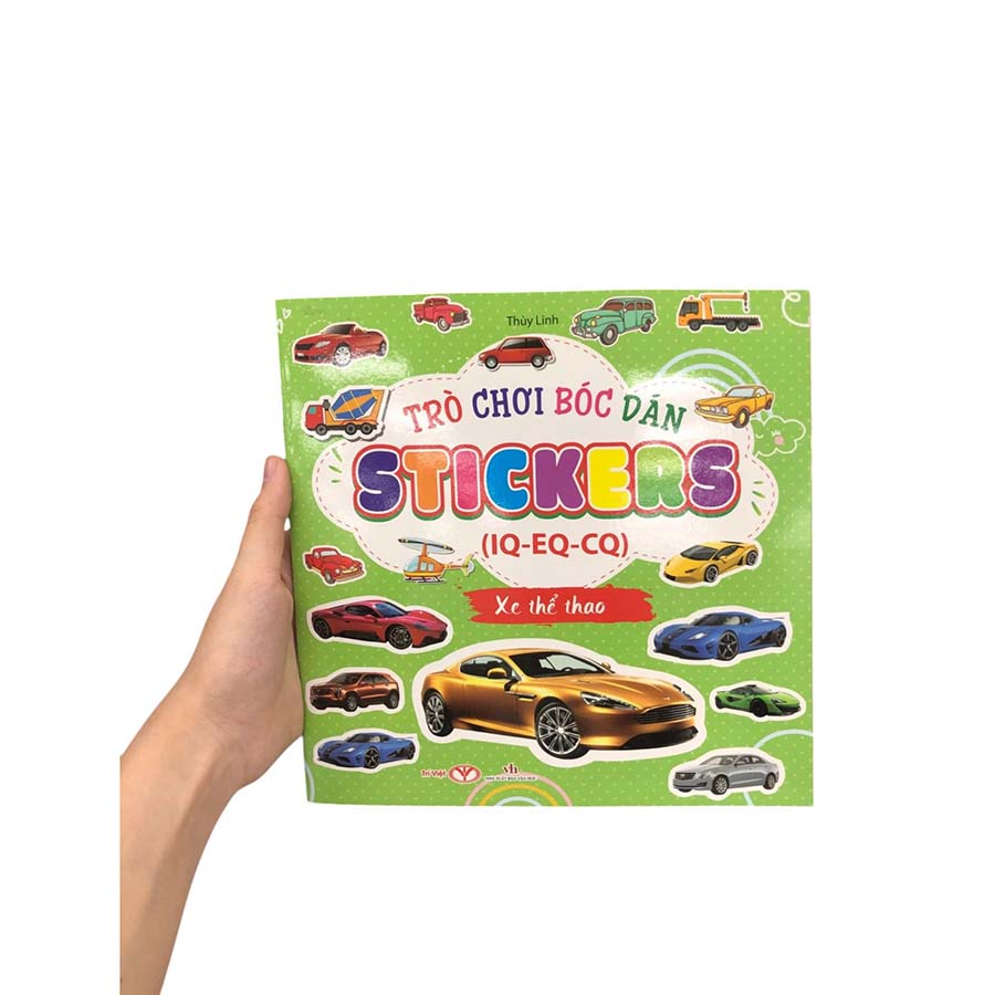 Trò Chơi Bóc Dán Sticker IQ-EQ-CQ - Xe Thể Thao