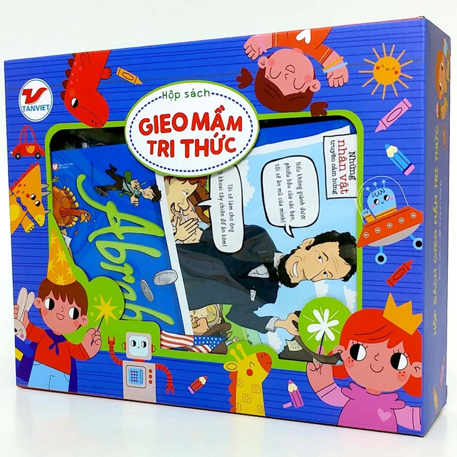 Combo 6 Cuốn Gieo Mầm Tri Thức 2 - Những Nhân Vật Truyền Cảm Hứng Nổi Tiếng Thế Giới