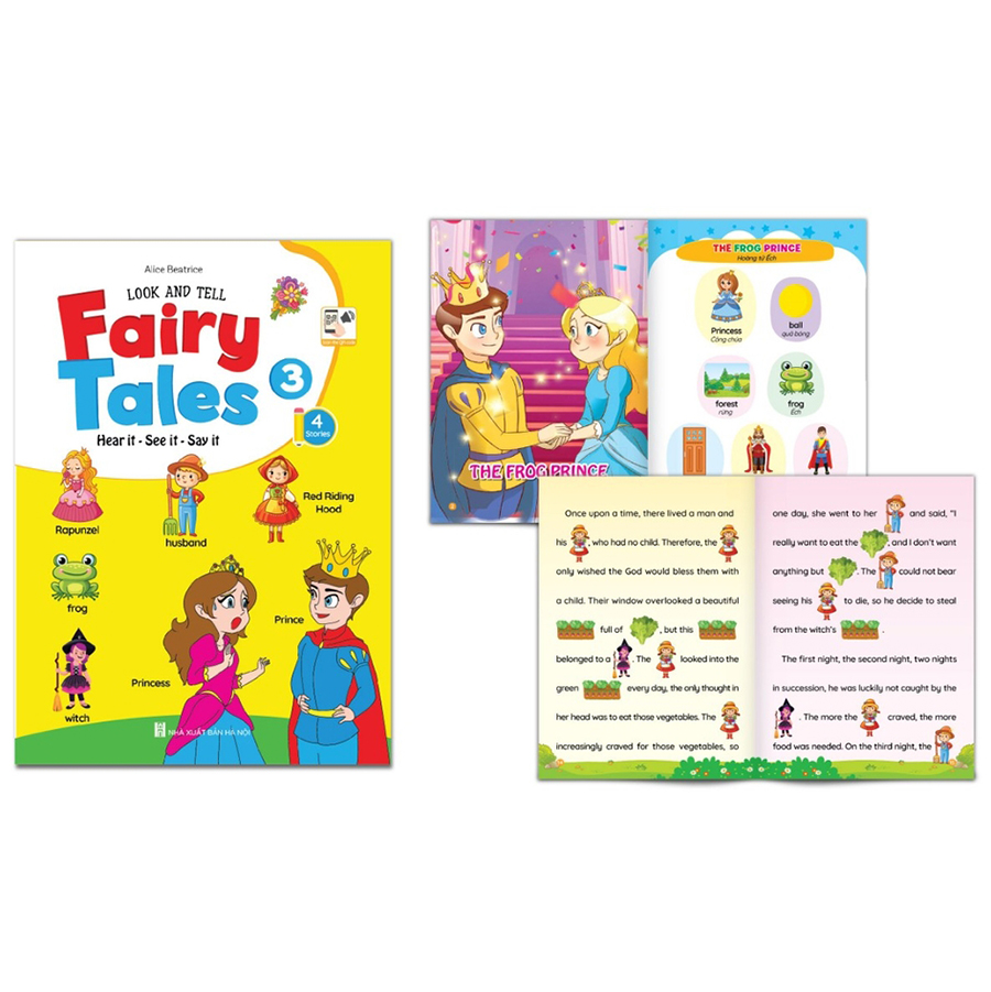 Combo 4 Cuốn Truyện Tranh Tư Duy Hình Ảnh Tiếng Anh Fairy Tales