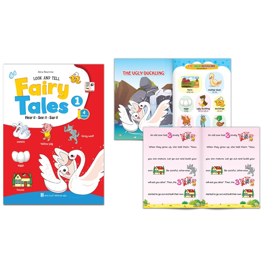 Combo 4 Cuốn Truyện Tranh Tư Duy Hình Ảnh Tiếng Anh Fairy Tales