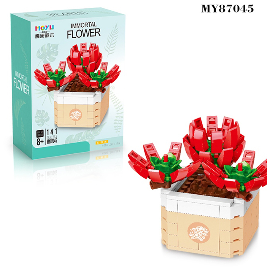 Đồ Chơi Bộ Lego Hoa Tình Yêu Nồng Cháy - Moyu 87045