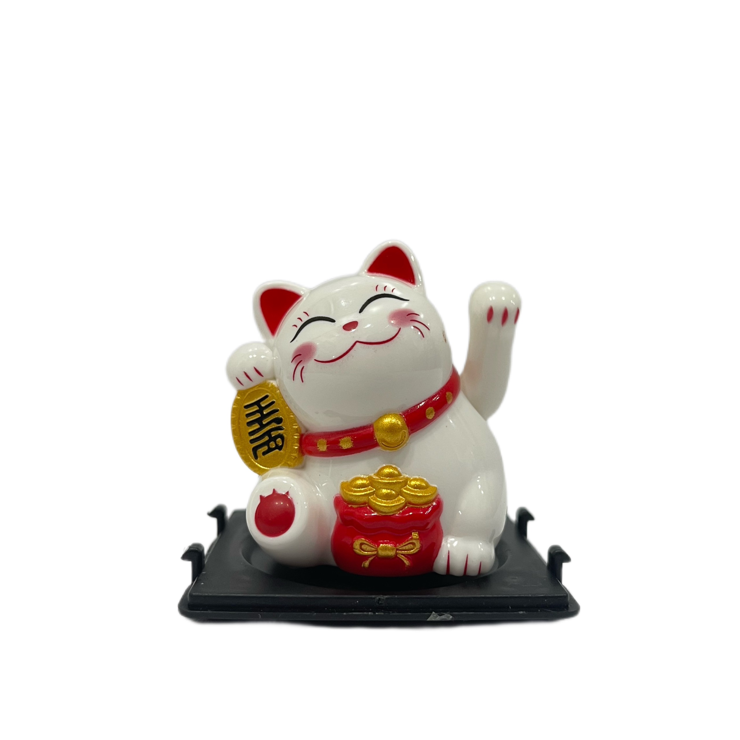 Mèo Thần Tài Vẫy Nhựa No.23065 Đế Vuông