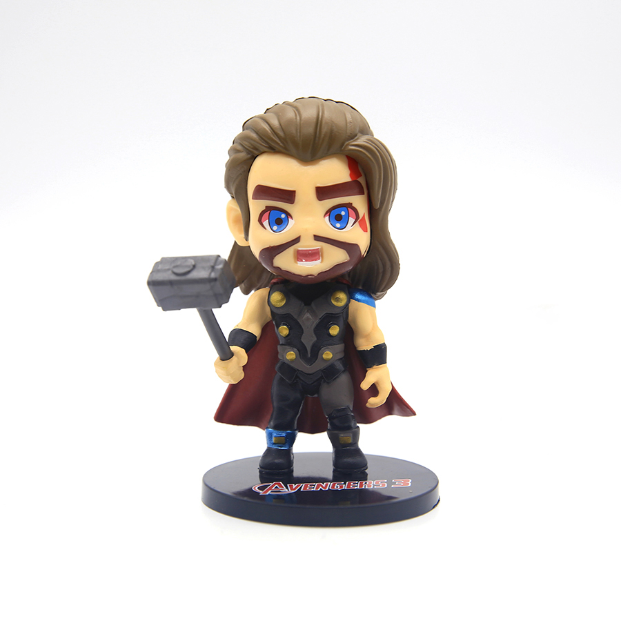 Tượng Nhựa 10Cm Đế Tròn Đen Avenges