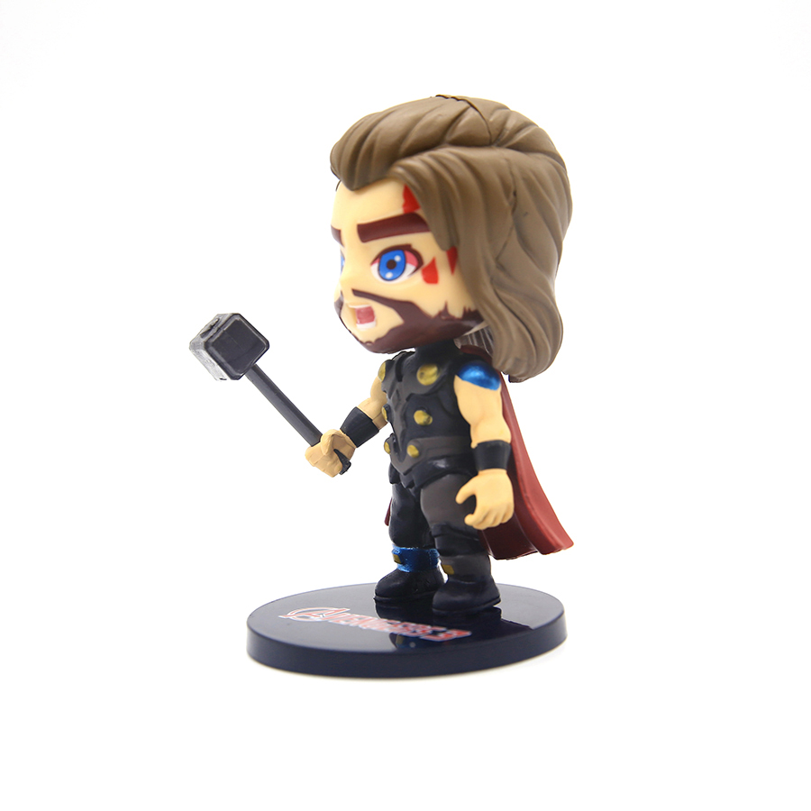 Tượng Nhựa 10Cm Đế Tròn Đen Avenges