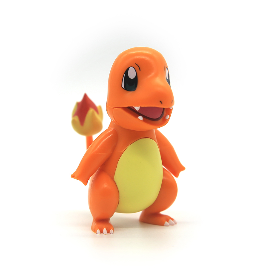 Tượng Nhựa Kèm Hộp Giấy Pokemon Charmander Dễ Thương