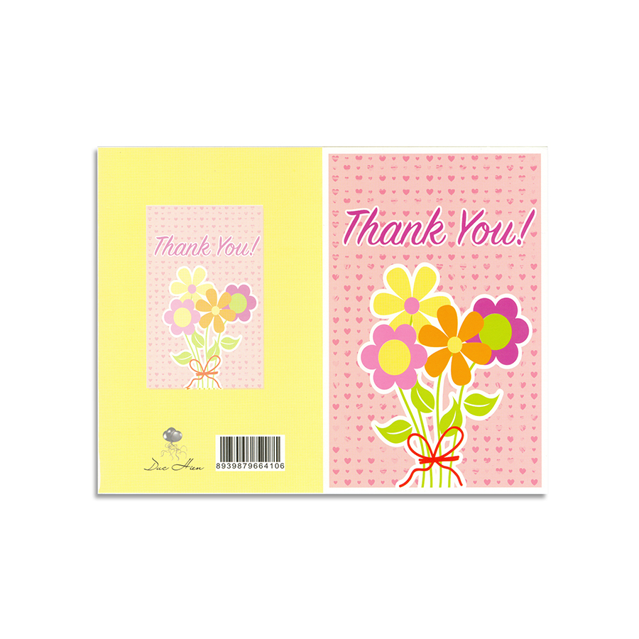 Thiệp Đức Hiện Thank You- Cảm Ơn Nhỡ