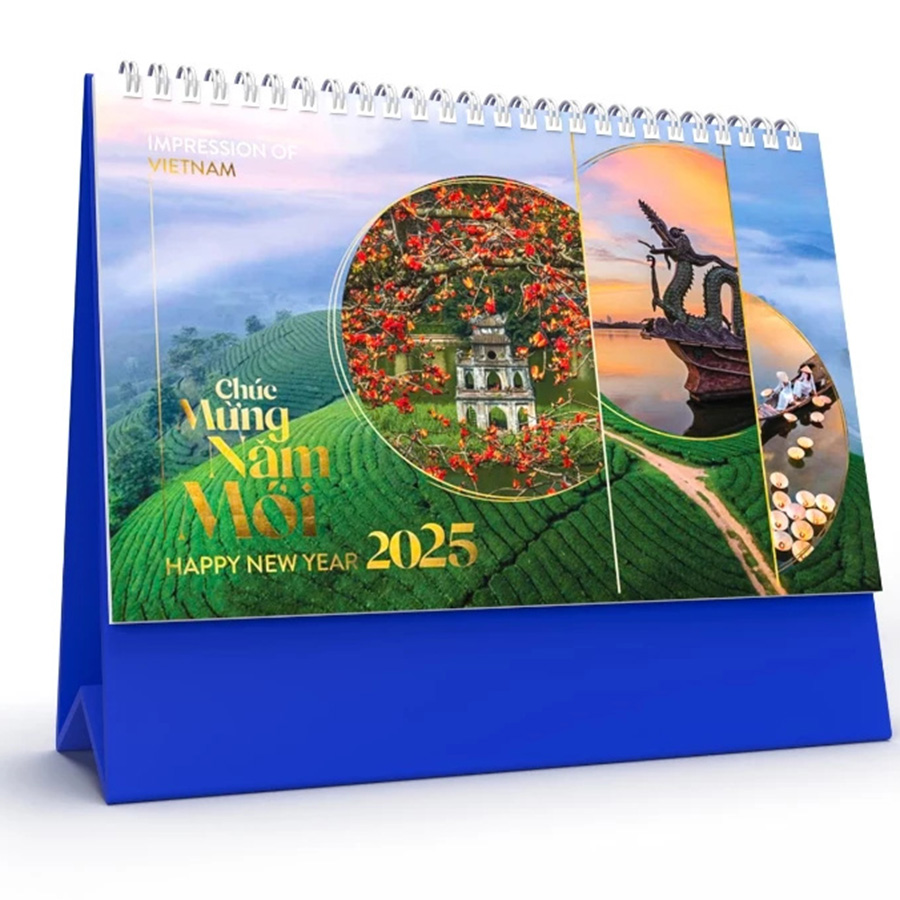 Lịch Bàn Chữ A 2025 (Nhiều Mẫu)