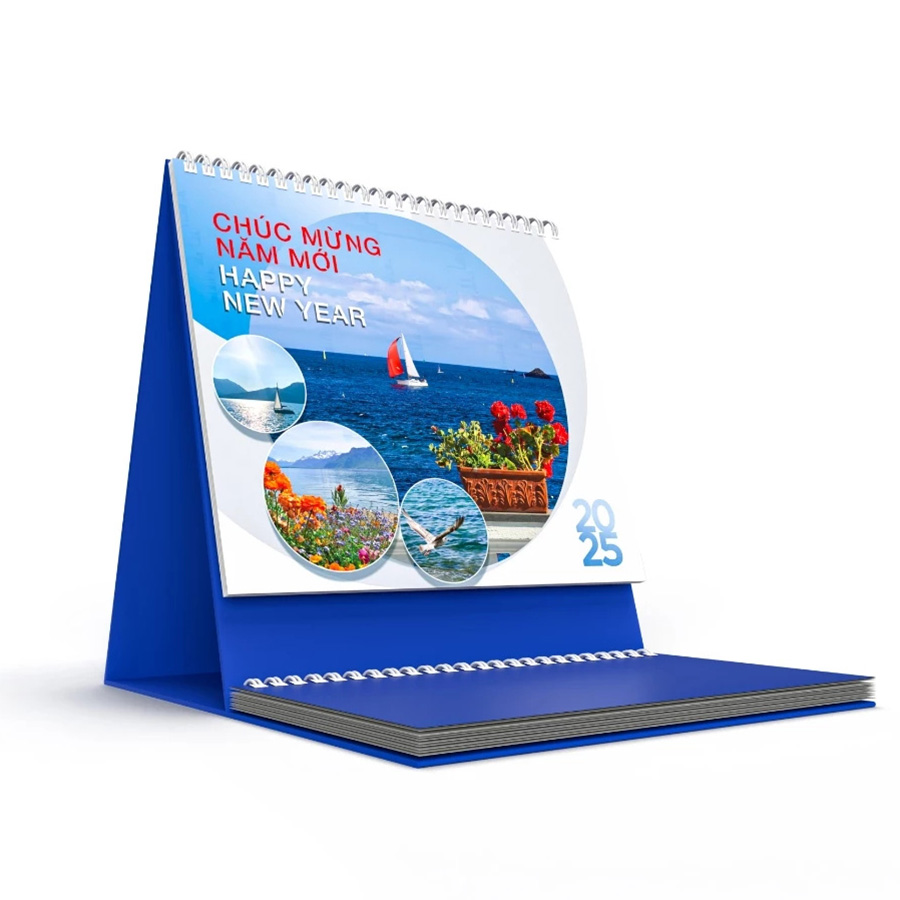 Lịch Bàn Chữ M 2025 (Nhiều Mẫu)
