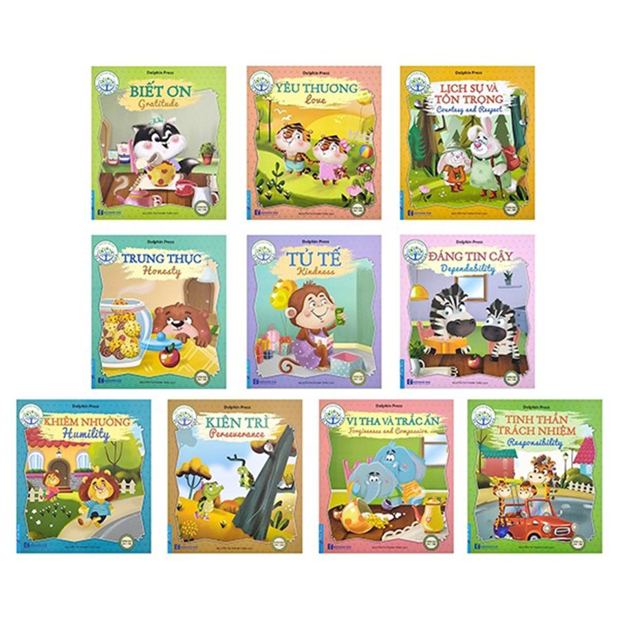 Combo 10 Cuốn Bé Học Lễ Giáo (Song Ngữ)