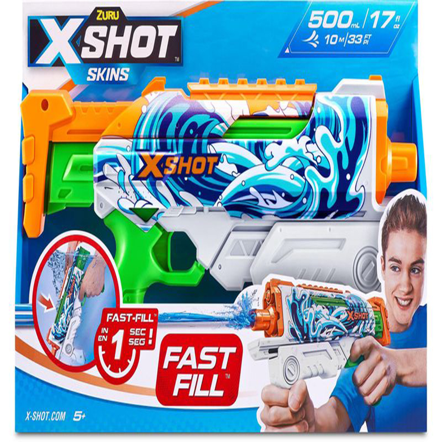 Đồ Chơi Phun Nước Siêu Cấp Xshot Skins 500ml_Waves X11854A