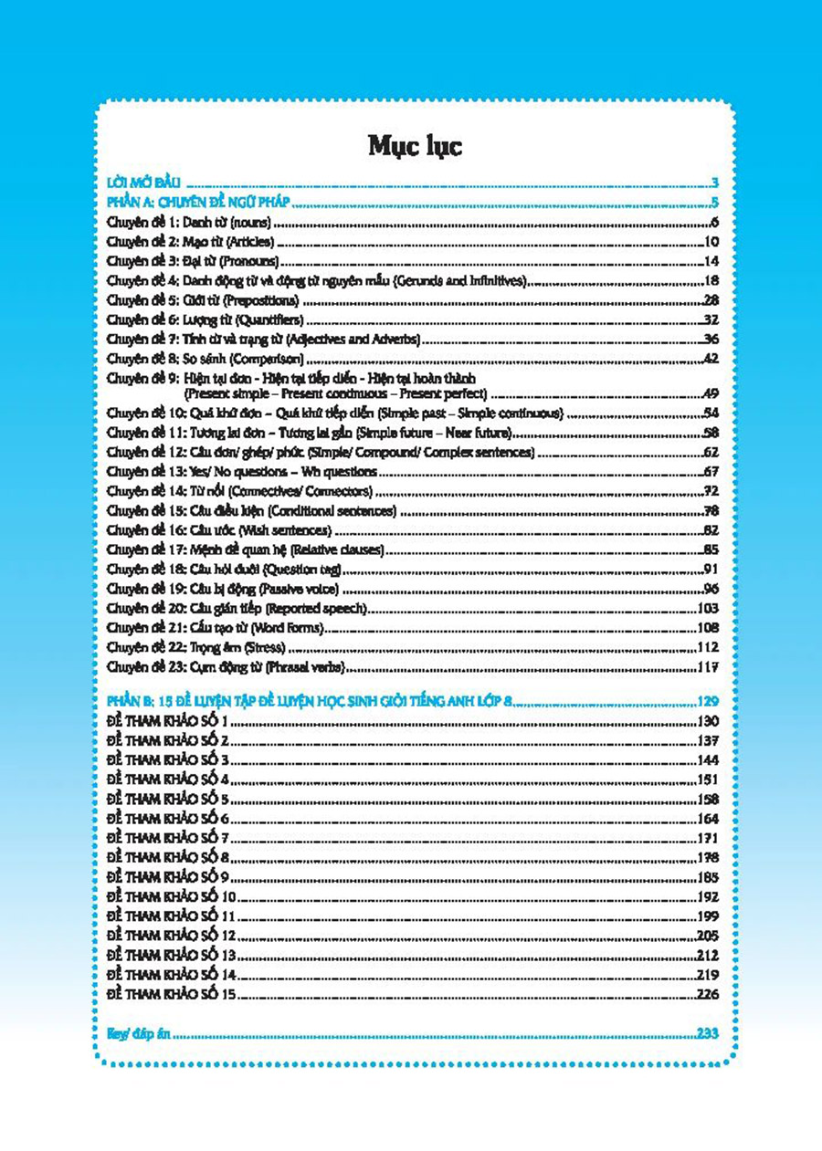 Bồi Dưỡng Học Sinh Giỏi Tiếng Anh Lớp 8 Global Success (Có Đáp Án)