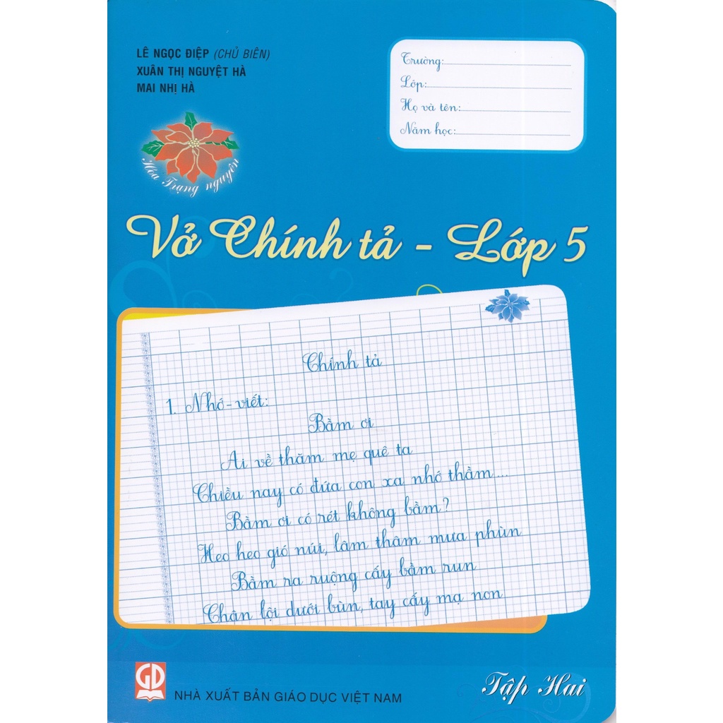 Vở Chính Tả Lớp 5 Tập 2