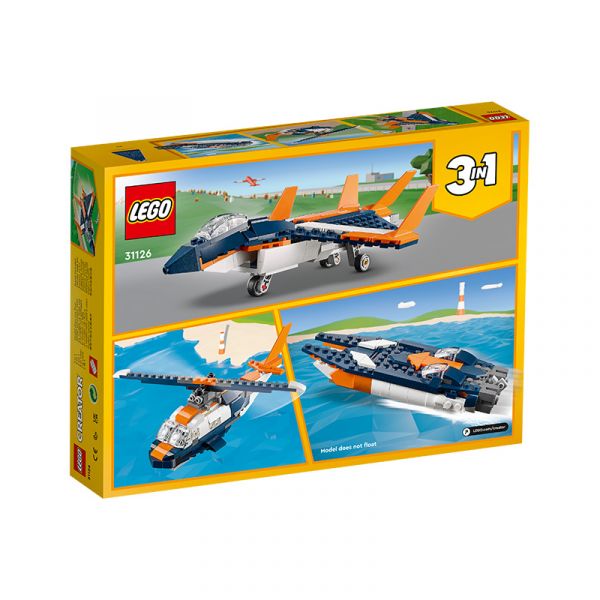 Đồ Chơi Lego Máy Bay Phản Lực Siêu Thanh 31126