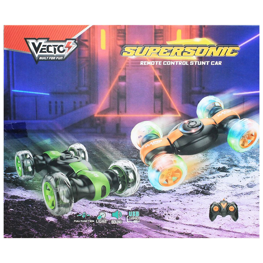 Đồ Chơi Siêu Xe Supersonic Quay Đầu Điều Khiển Từ Xa Màu Xanh VT0691/GR