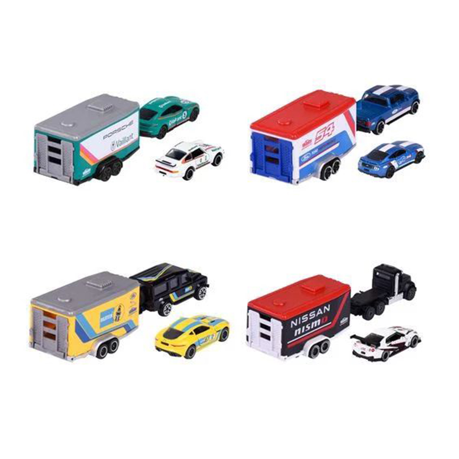 Đồ Chơi Xe Mô Hình Majorette Car Trailer Assortment, 4-Asst.. 212053111