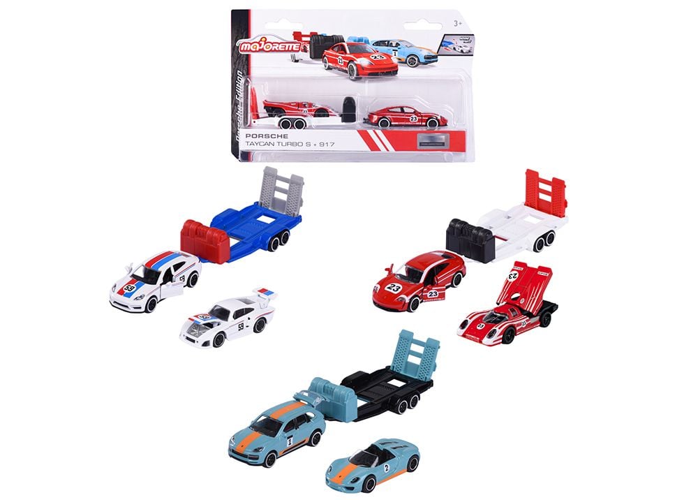 Đồ Chơi Xe Mô Hình Majorette Porsche Motorsport Race Trailer, 3-Asst. 212053112