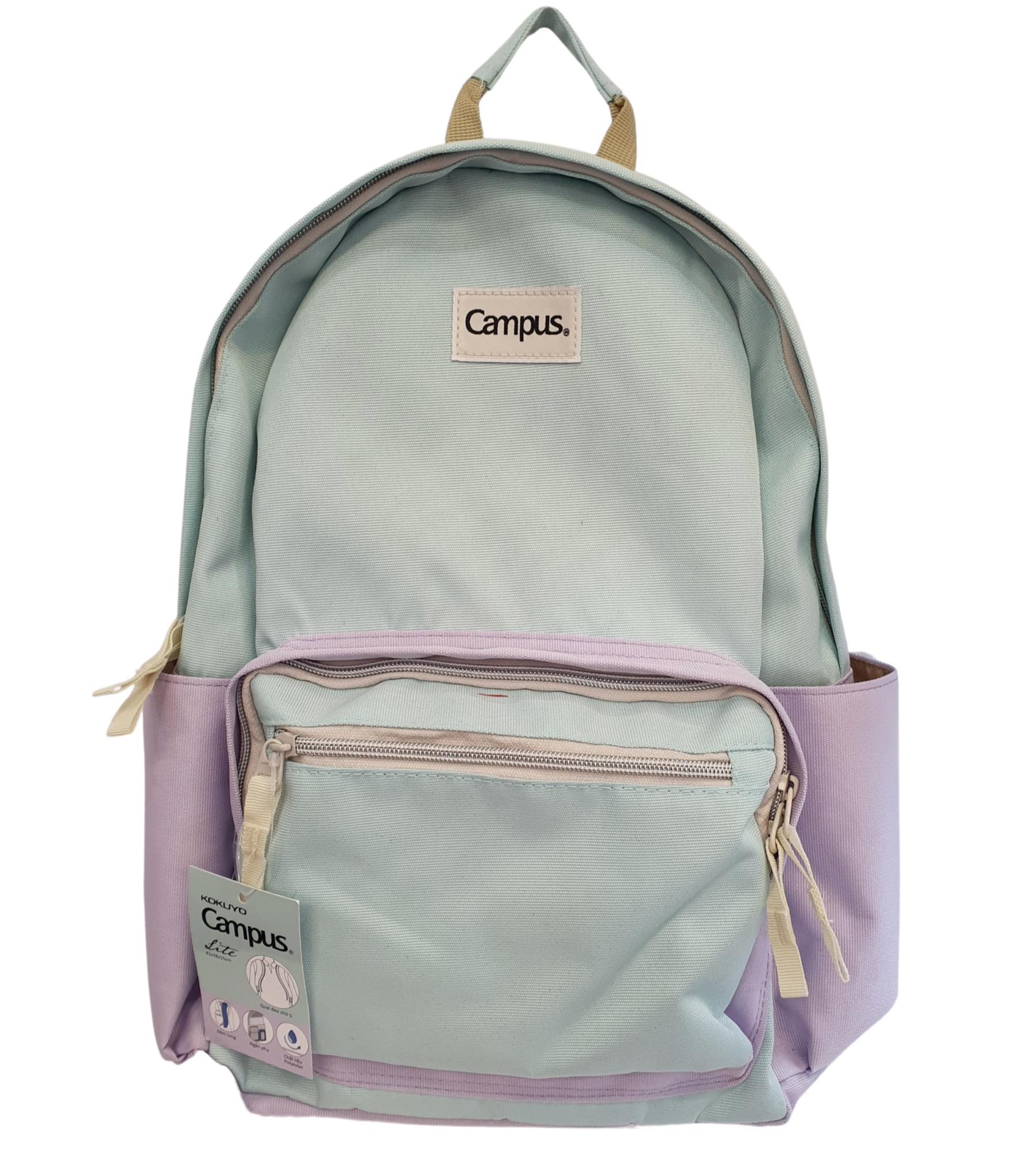 Ba Lô Campus BLHS SCB-2C-GR 8628 Màu Xanh Ngọc