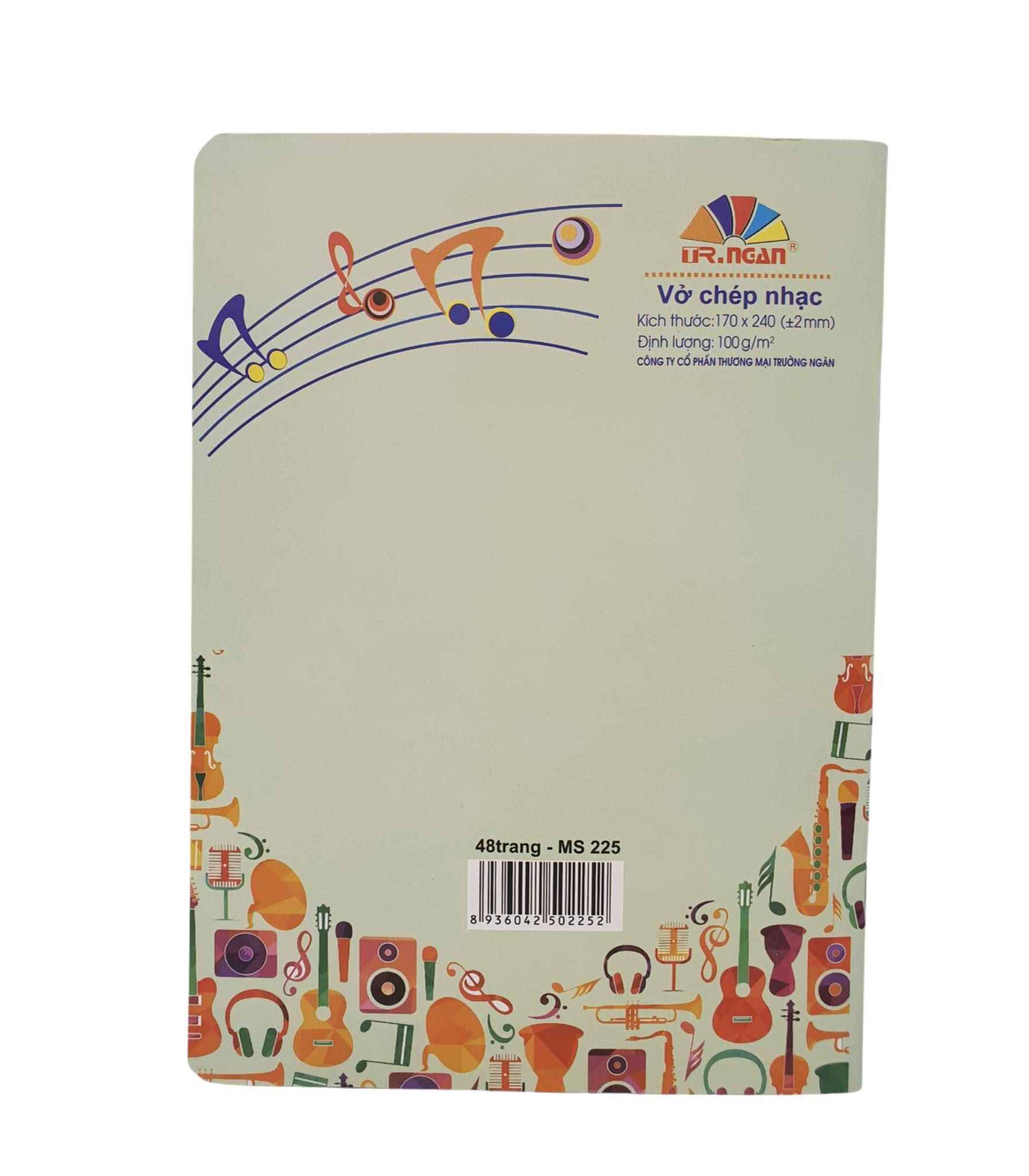 Vở Chép Nhạc Trường Ngân TN225