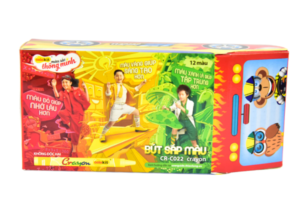 Bút Sáp Màu Colokit 12 Màu CR-C022