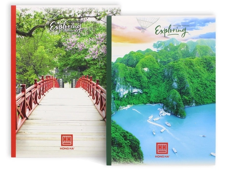 Vở Kẻ Ngang Hồng Hà Exploring 1097 120 Trang