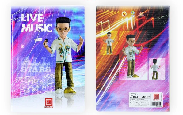 Vở Kẻ Ngang Hồng Hà 1060 Pupil Music 200 Trang