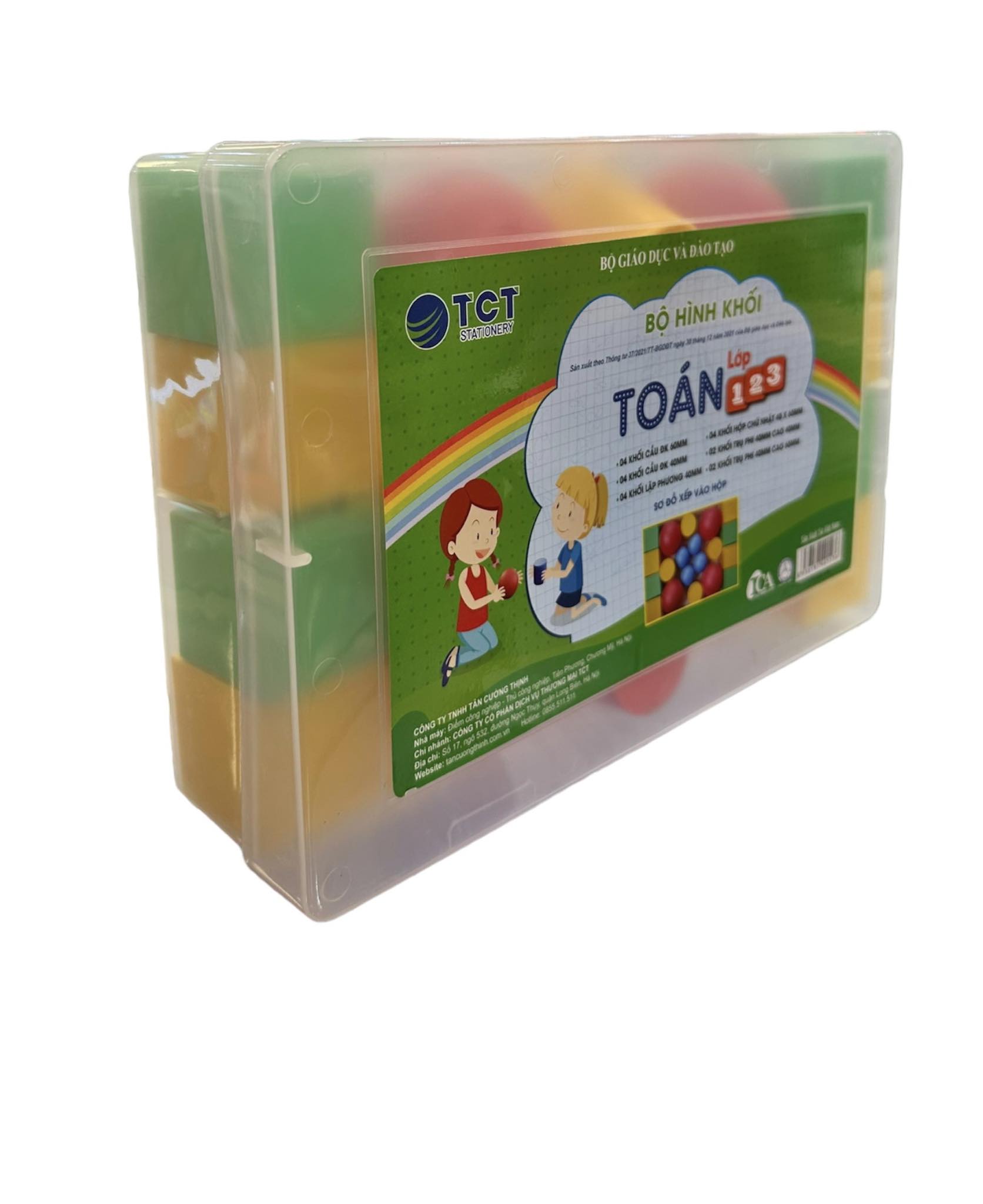 Bộ Hình Khối Toán Lớp 1,2,3