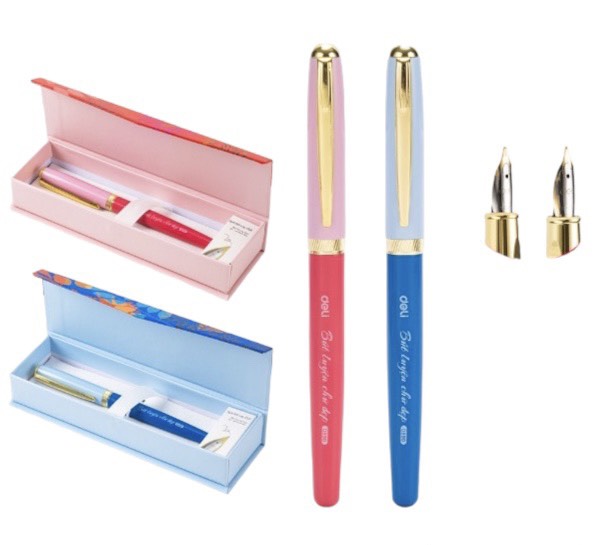 Bút Máy Kim Loại Deli Cq890