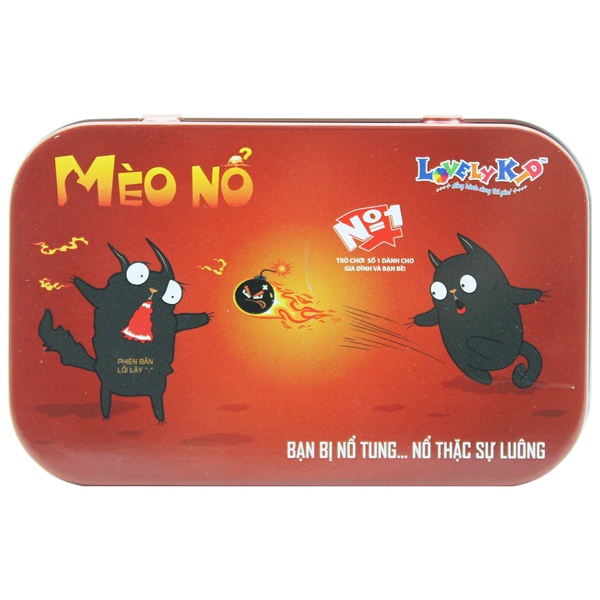 Đồ Chơi Mèo Nổ Hộp Kim Loại LH89