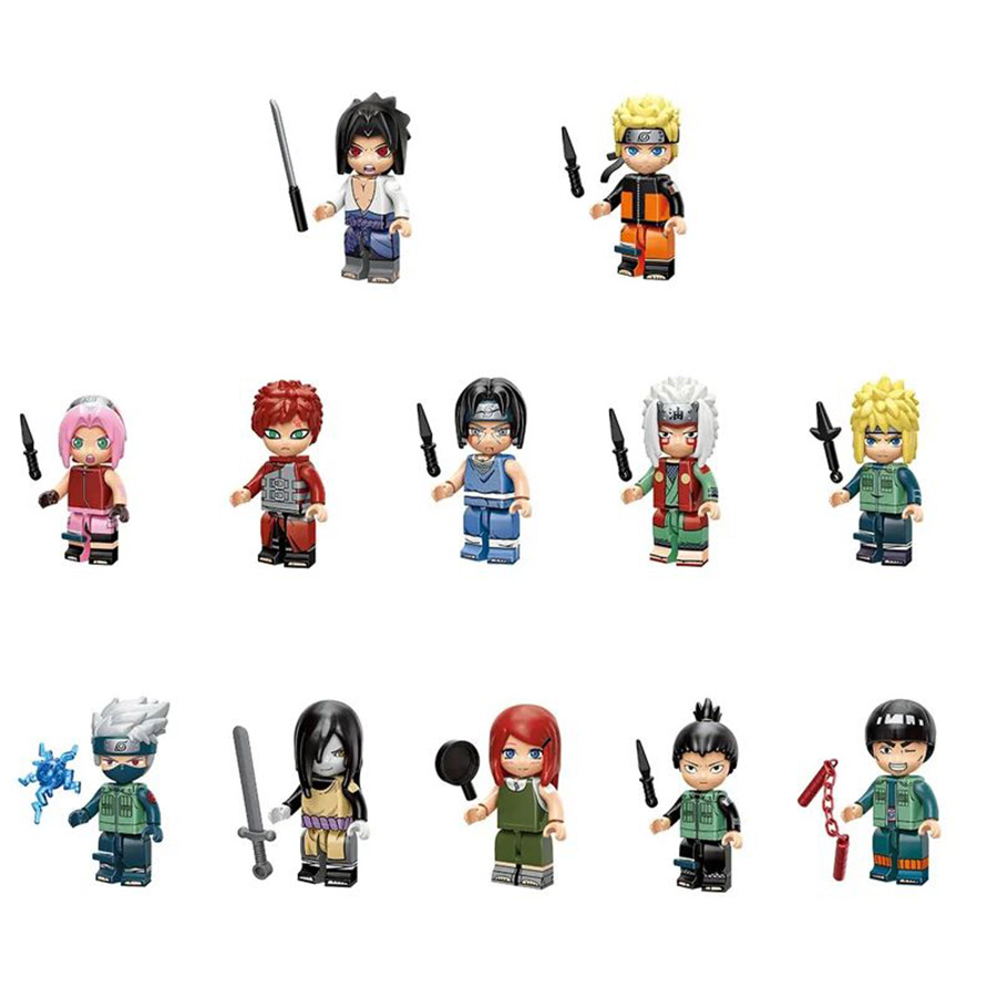 Đồ Chơi Bộ Xếp Hình Naruto Shippuden Mini Figure KK35