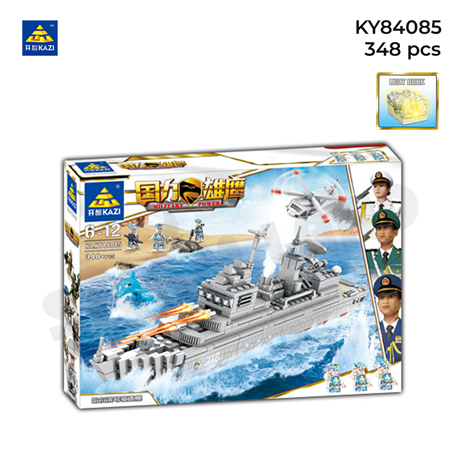 Đồ Chơi Lắp Ráp Tàu Khu Trục Type 052 Harbin Kazi 84085