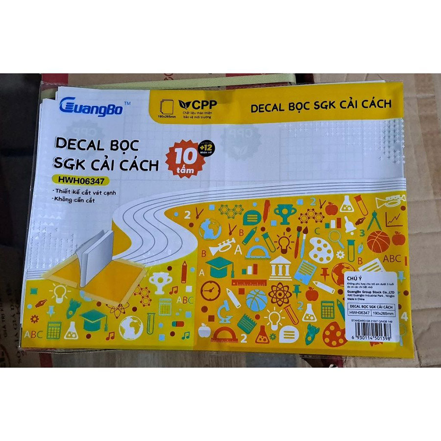 Bọc Sách Decal GUBH06347