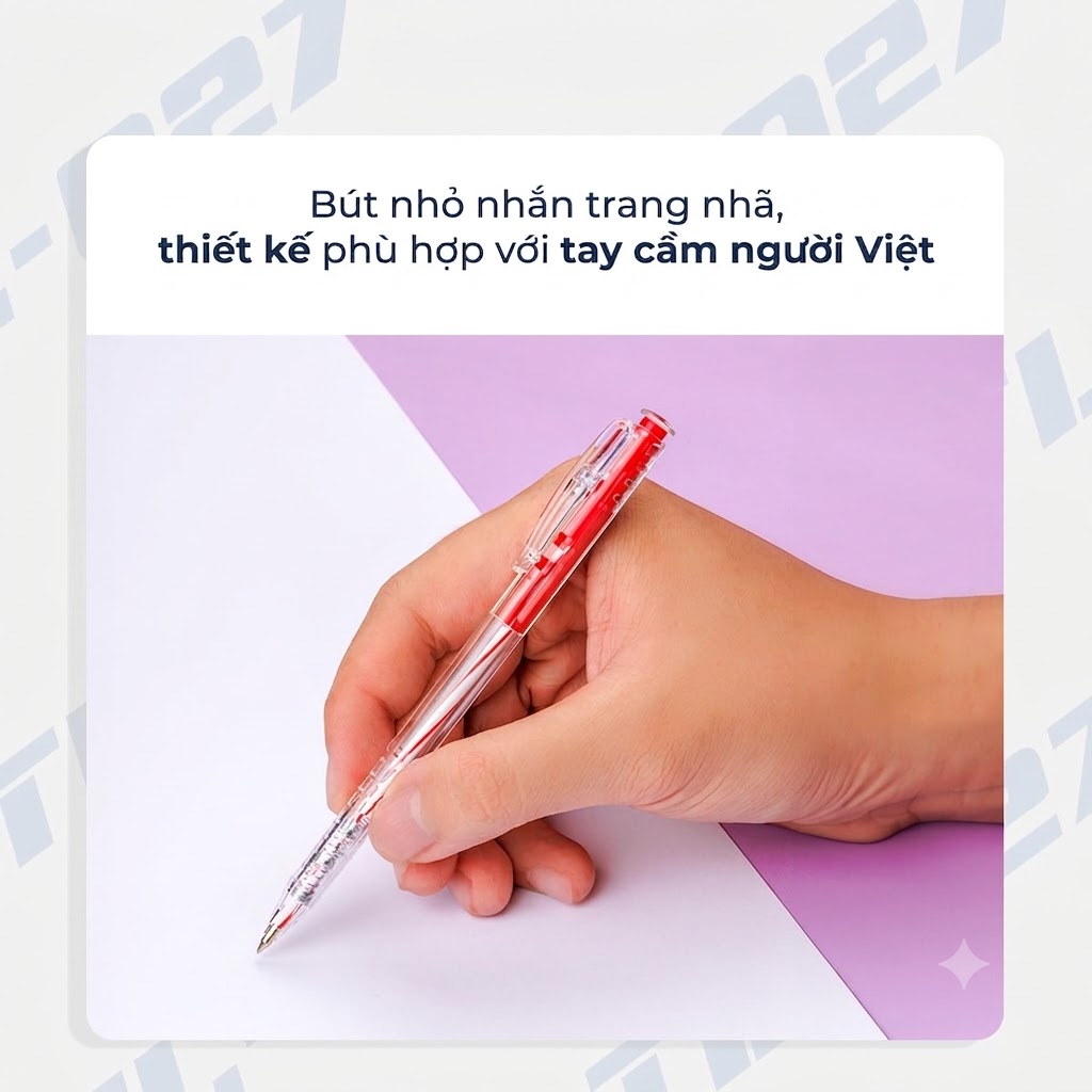 Bút Bi Thiên Long TL-027 Mực Đỏ