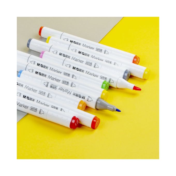 Bút Dạ M&G 48 Màu APMV0903 Hộp Nhựa