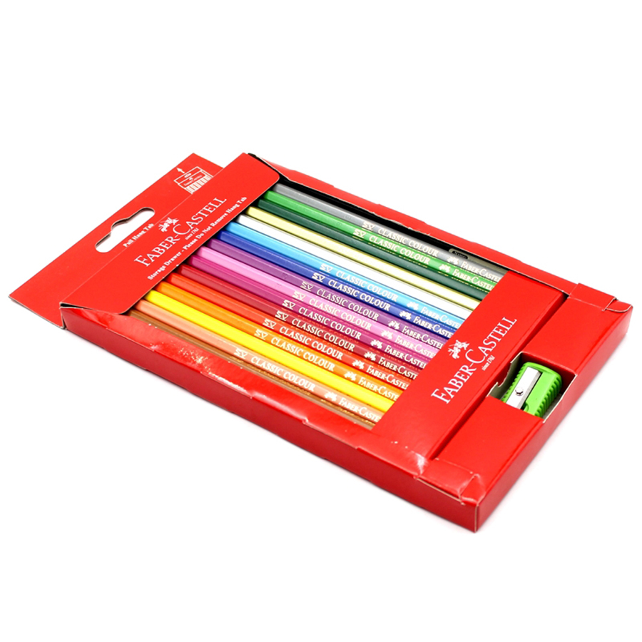 Bút Chì Màu Faber-Castell 115856 36 Màu Kèm Gọt