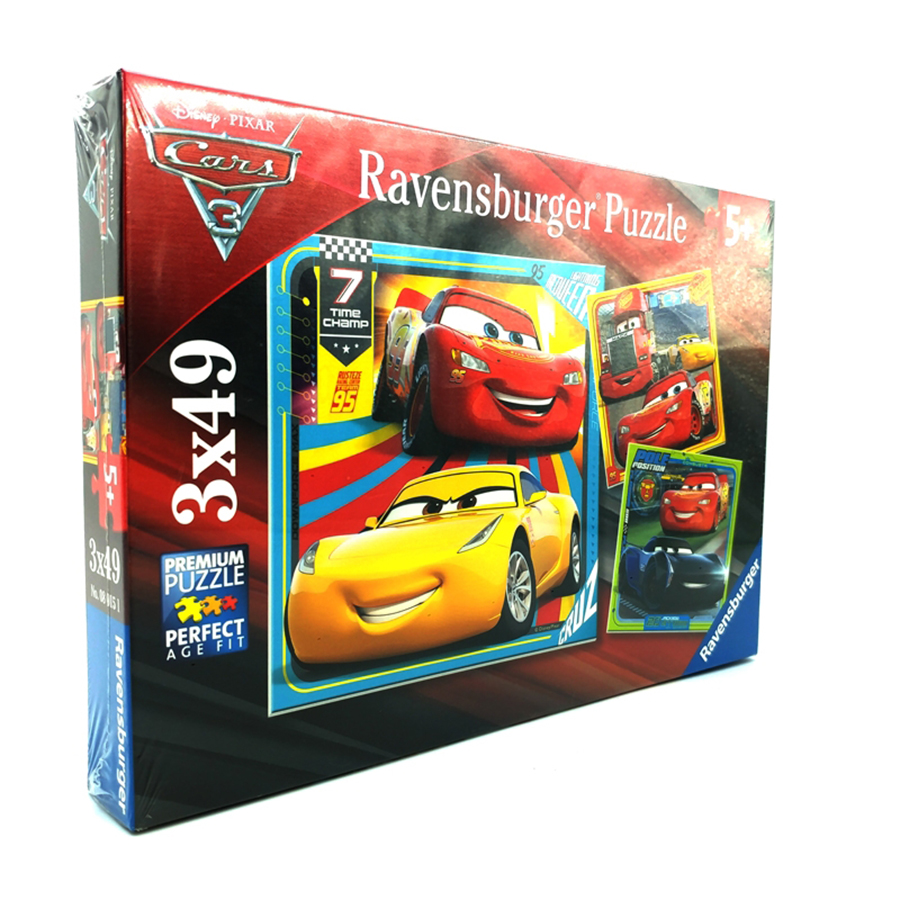 Bộ Đồ Chơi Xếp Hình Puzzle Ravensburger Dca:Cars3 3 Bộ 49 Mảnh RV080151
