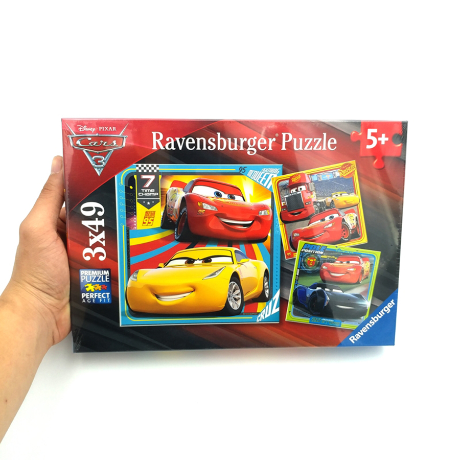 Bộ Đồ Chơi Xếp Hình Puzzle Ravensburger Dca:Cars3 3 Bộ 49 Mảnh RV080151