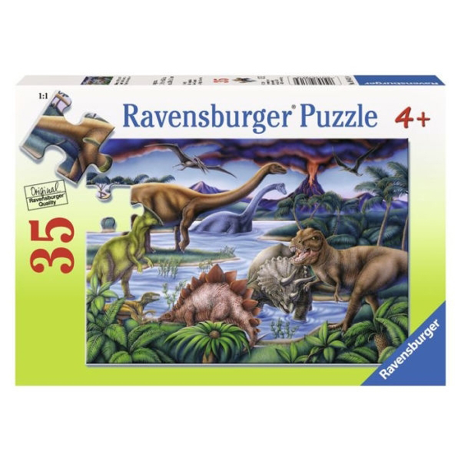 Đồ Chơi Xếp Hình Puzzle Dinosaur Playground 35 Mảnh RV086139