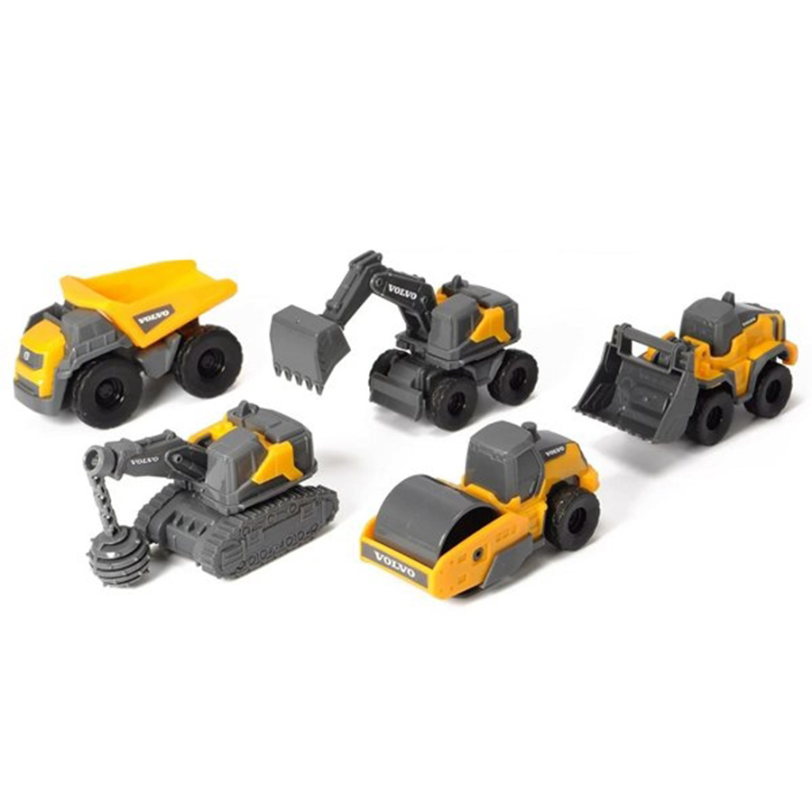 Bộ Đồ Chơi Xe Xây Dựng Dickie Toys Volvo Micro Workers 203722008