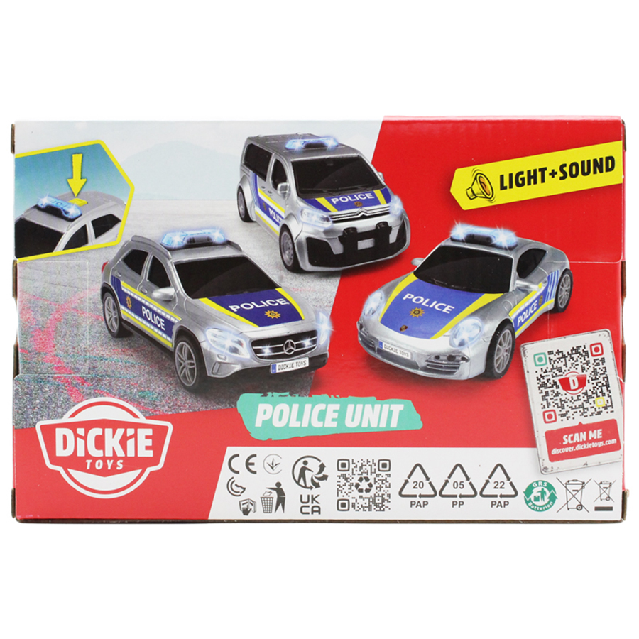 Đồ Chơi Xe Cảnh Sát Dickie Toys Police Unit 203712027038